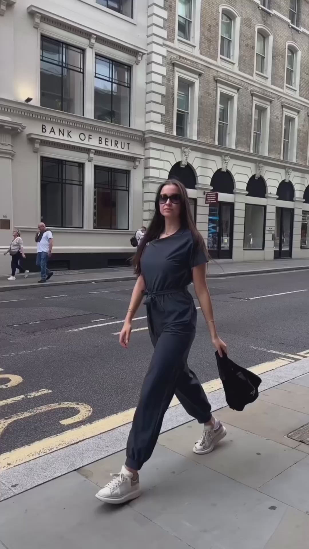 Amelia Boilersuit with Silk Scarf Detail